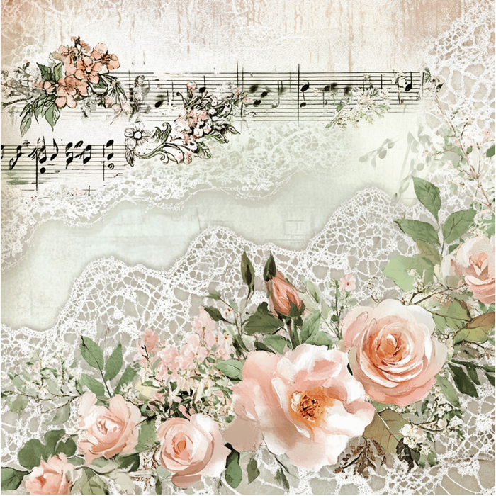 Victorian Lace Cardstock beau q Creations