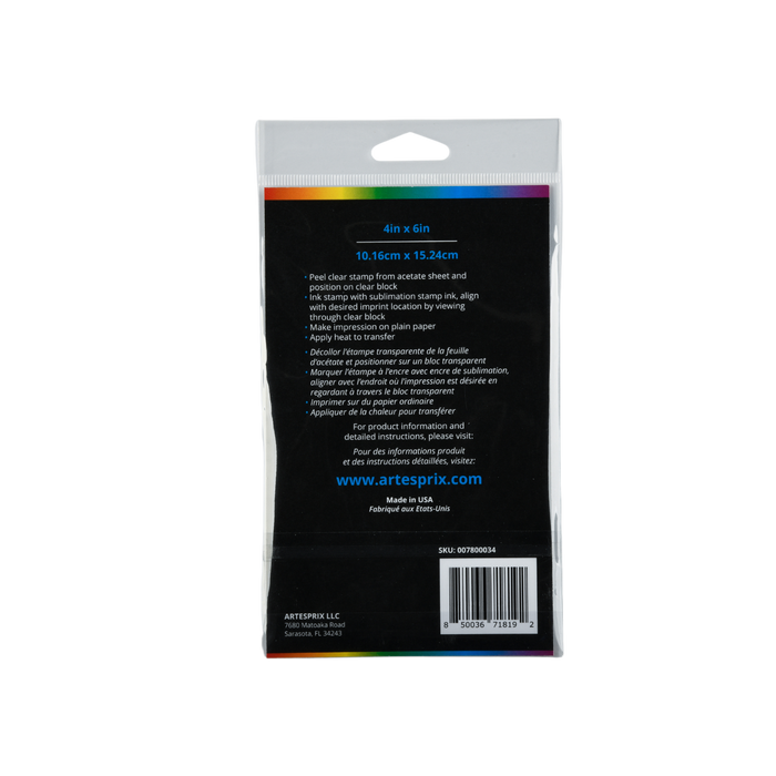 Sublimation Stamps - Block Alphabet