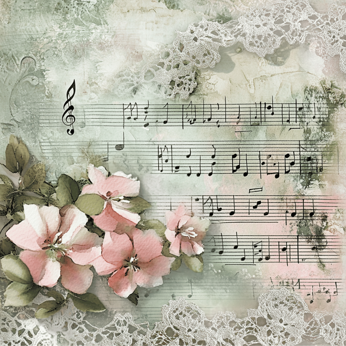 Victorian Lace Cardstock beau q Creations