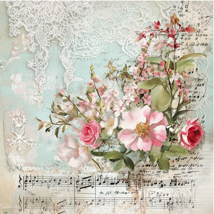 Victorian Lace Cardstock beau q Creations
