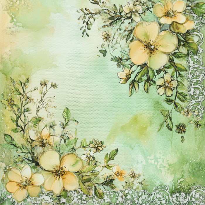 Victorian Lace Cardstock beau q Creations