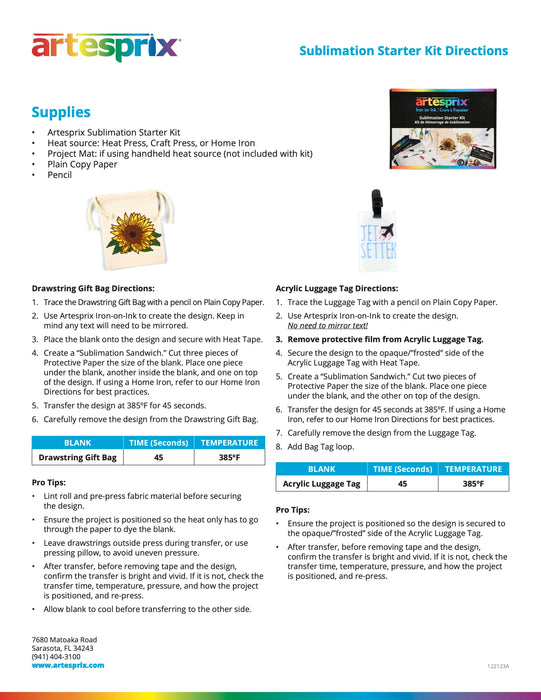 Sublimation Starter Kit