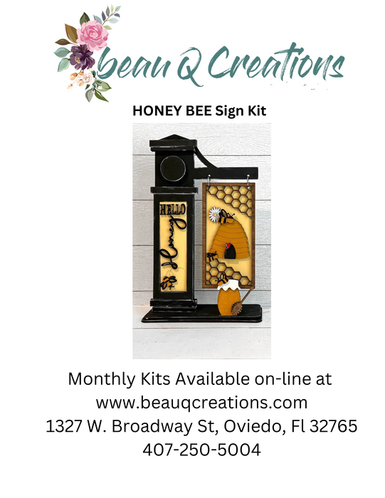 Interchangeable Monthly Sign kit