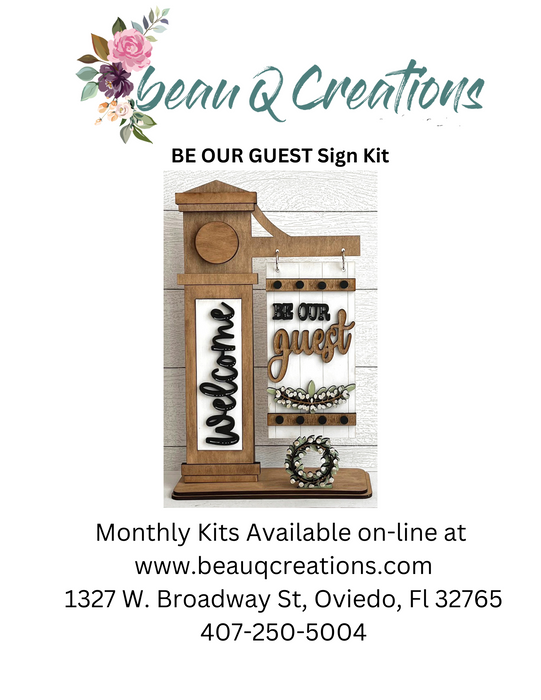 Interchangeable Monthly Sign kit