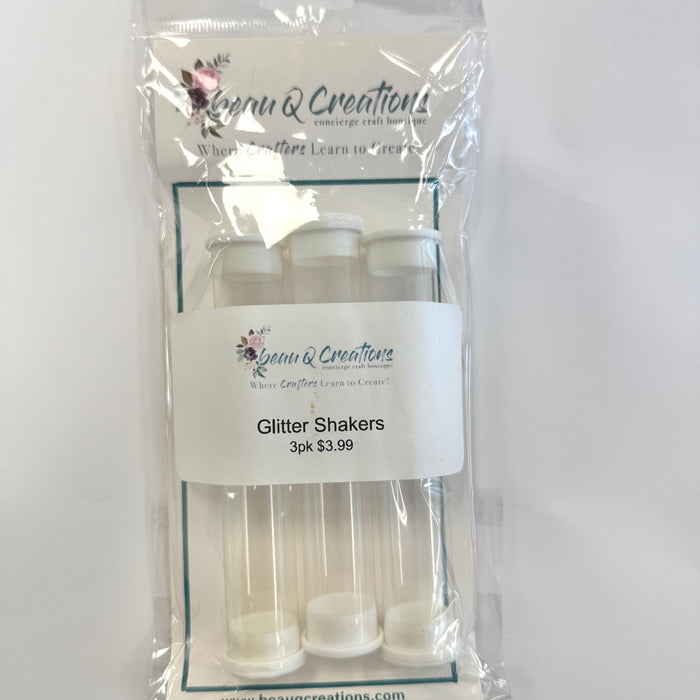 beau Q Glitter Shakers 3 Pack