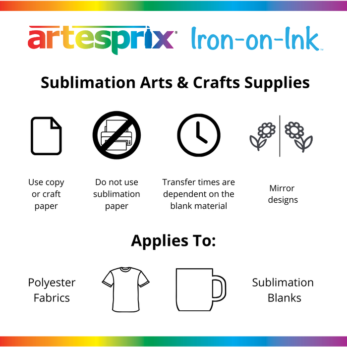 Sublimation Acrylic Paint Bundle (9)