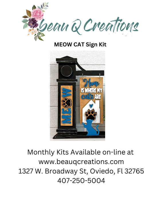 Interchangeable Monthly Sign kit