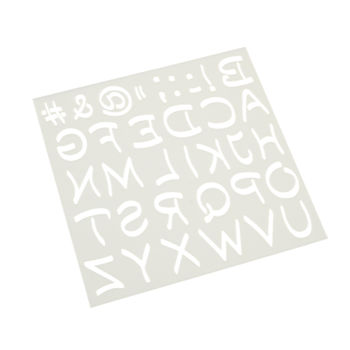 Sublimation Stencil - Modern Alphabet