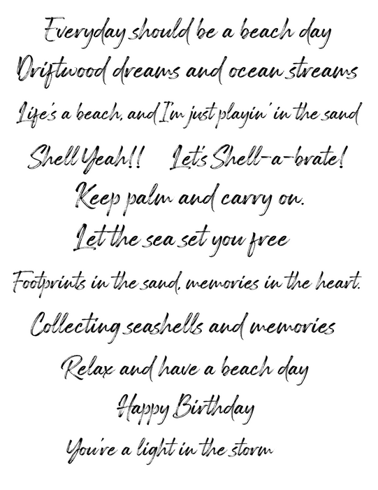 OCEAN Fun Fronts by beau Q Creations