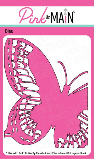 Bold Butterfly Panel B Die