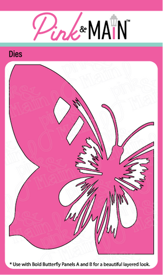 Bold Butterfly Cover Die Panel C