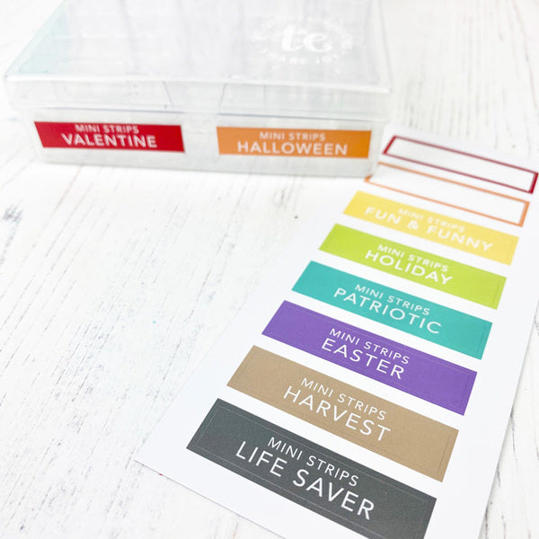 Mini Strips Simple Storage Stickers