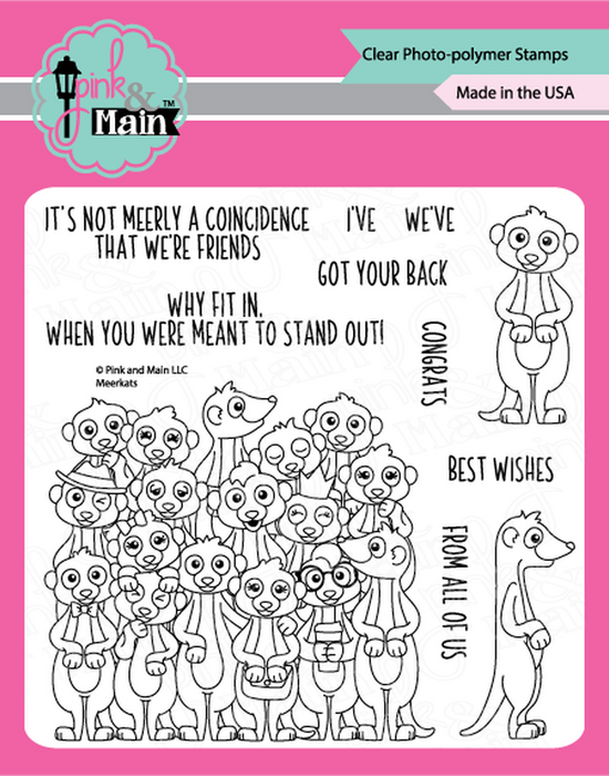 Meerkats Stamps and Dies bundle