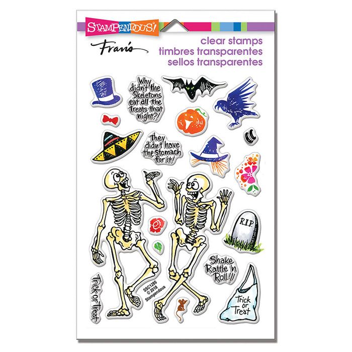 Skeleton Humor Clear Stamp