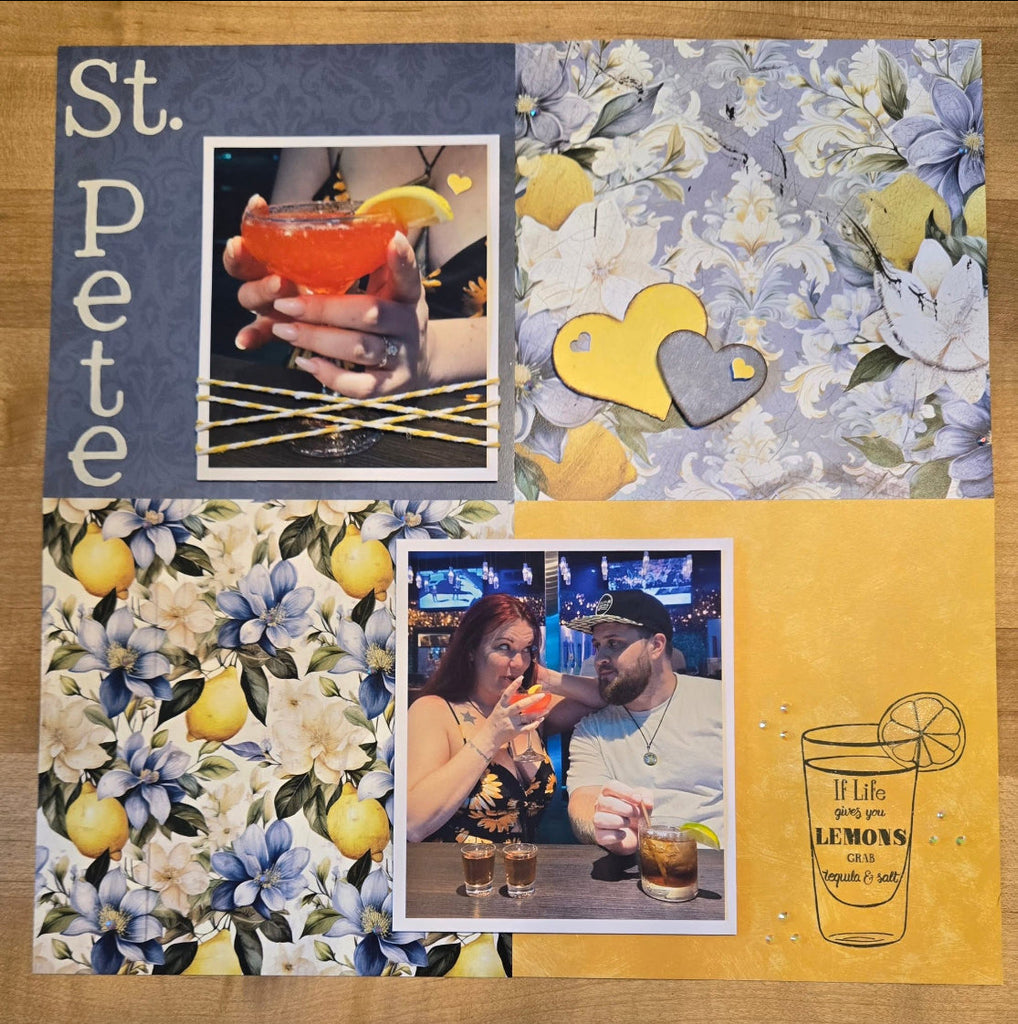 Beginner's Guide to Scrapbook Layout Ideas with Patterned Paper