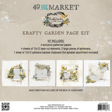 Load image into Gallery viewer, krafty garden scrapbook page kit Class August 15, 2024  10a-12p
