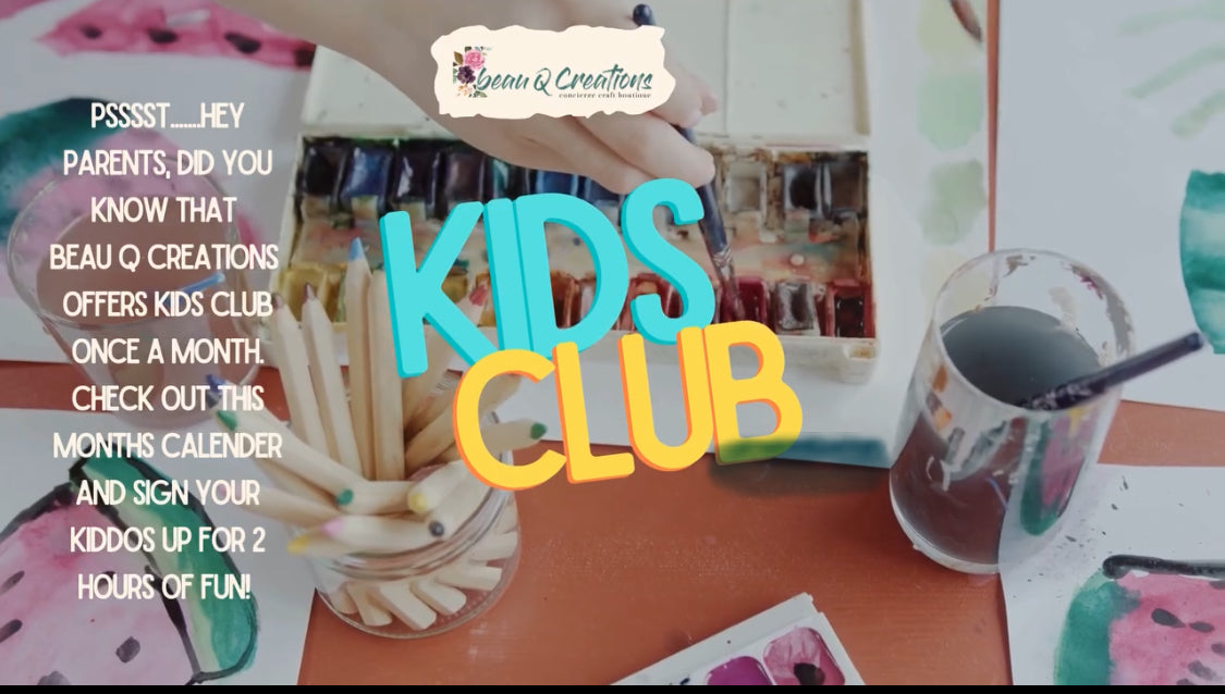 Kids Club - Watercolor Painting Class