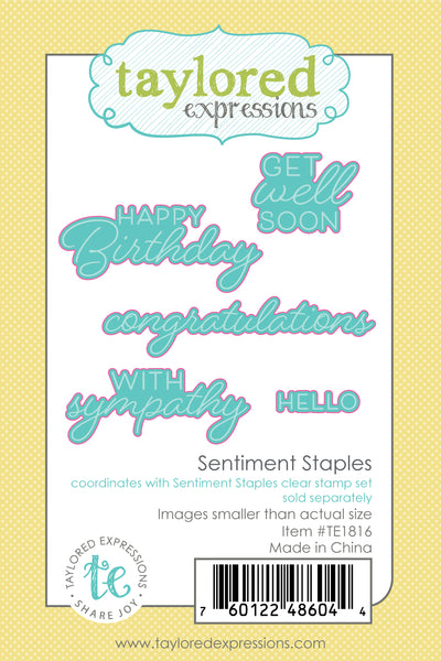 SENTIMENT STAPLES Stamp & Die  Combo