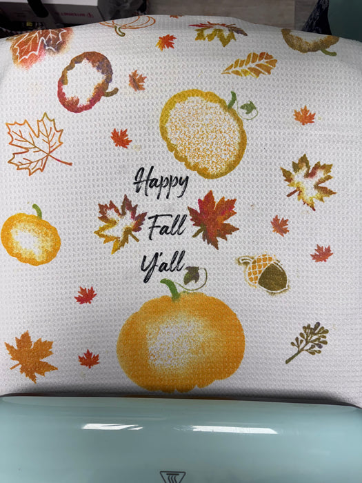 Fall Sublimation kitchen towel 10/22/25 6pm