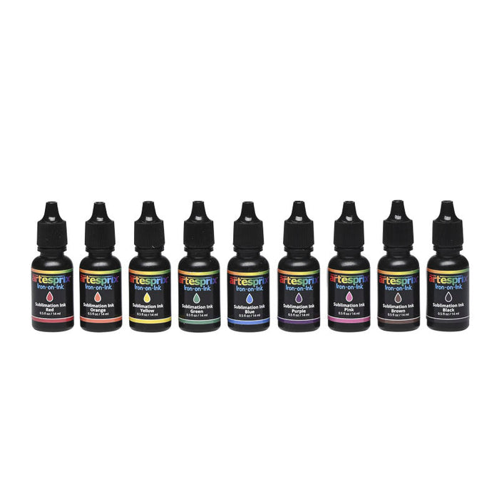 Sublimation Ink 0.5 oz. Bundle (9)