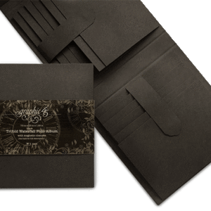 Trifold Waterfall Folio Album – Black