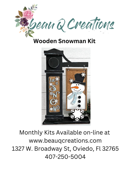 Interchangeable Monthly Sign kit