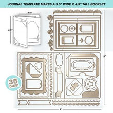 Load image into Gallery viewer, Mini album/Journal Template Die Set
