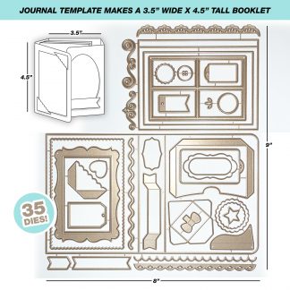 Mini album/Journal Template Die Set