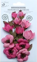 Denny Paper Flowers 13/Pkg