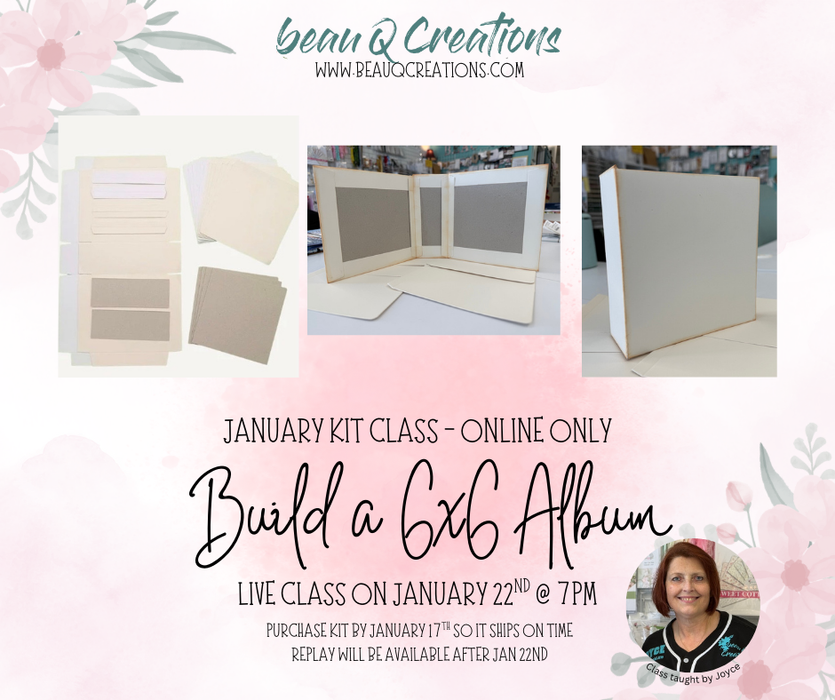 Online Kit Class: 6x6 Album