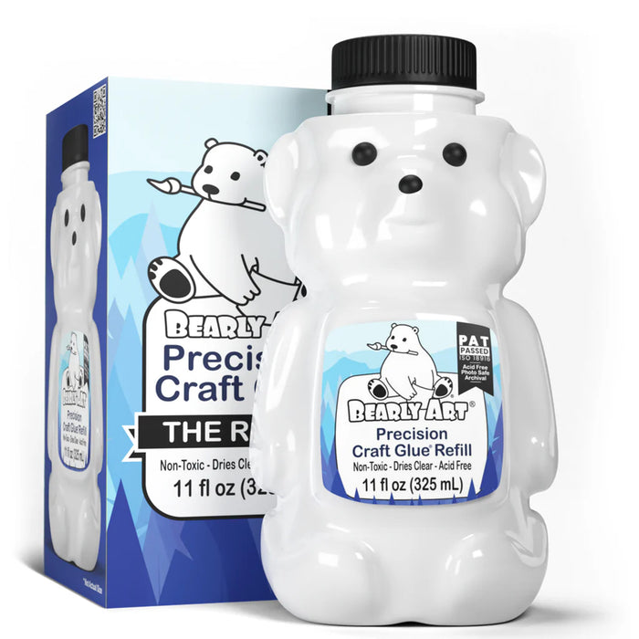 Bearly Art Precision Craft Glue - THE REFILL 11oz