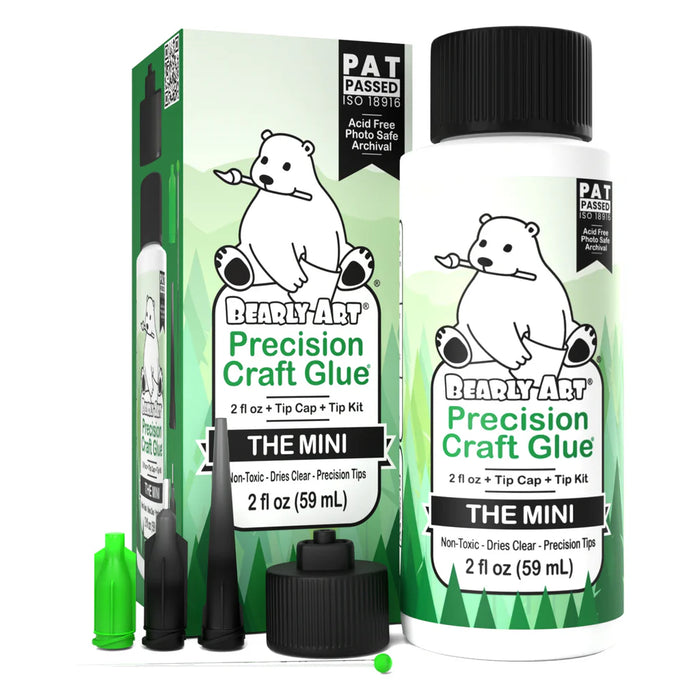 Bearly Art Precision Craft Glue - THE MINI 2oz