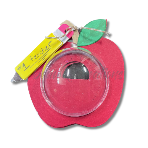 Apple for the Teacher Bauble Die Cut Set - beau Q Creations