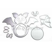 Load image into Gallery viewer, Spooky Bat Candy Bauble Die Cut Set - beau Q Creations
