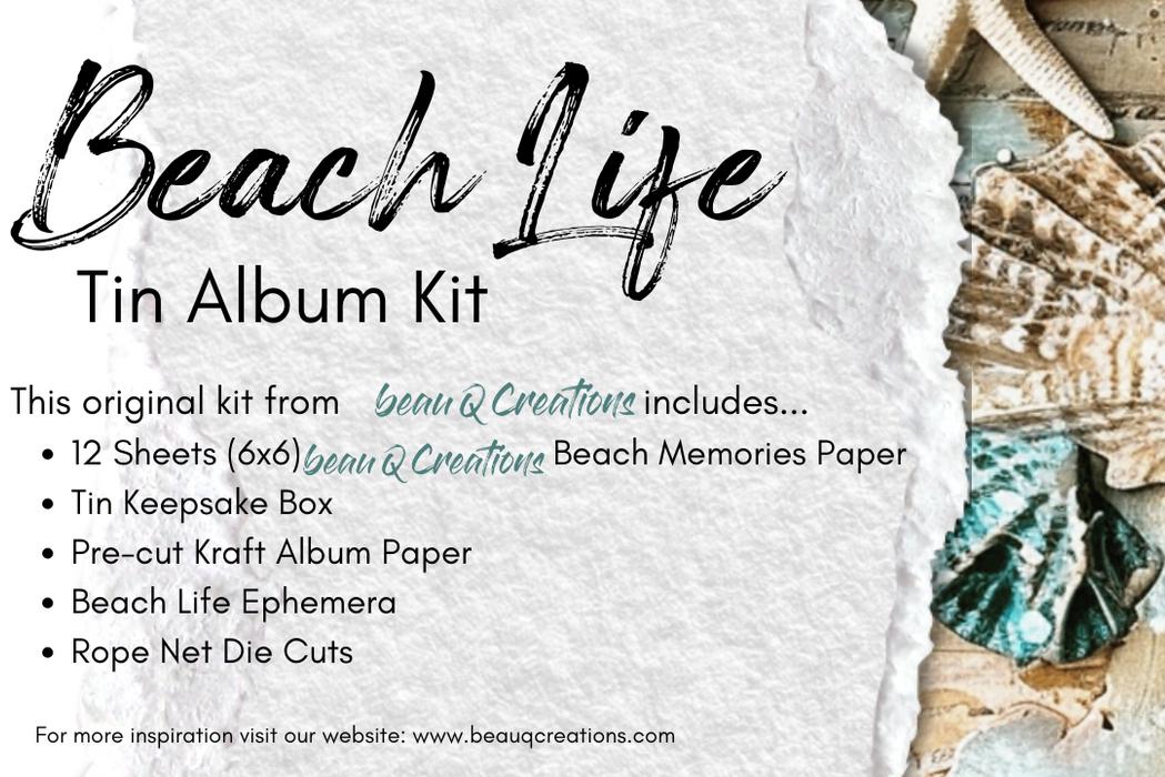 Beach Life Tin Album Kit