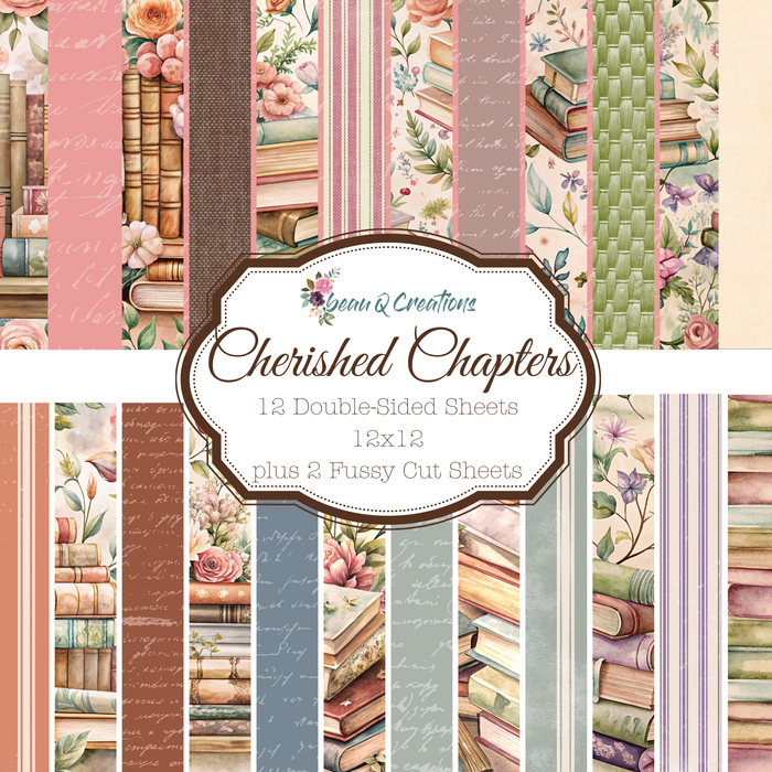 Cherished Chapters Paper Collection by beau Q Creations