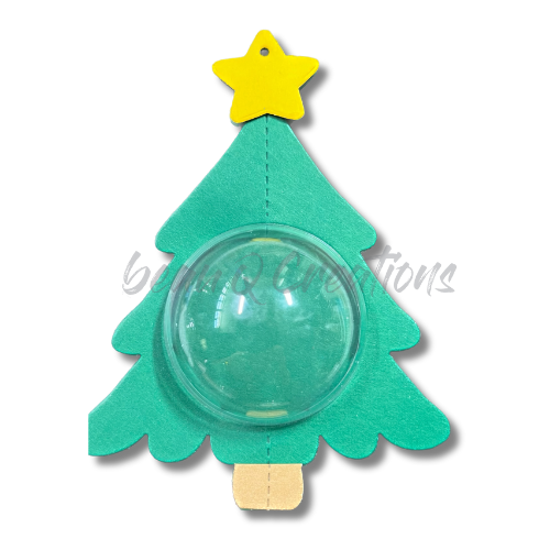 Holiday Tree Candy Bauble Die Cut Set - beau Q Creations