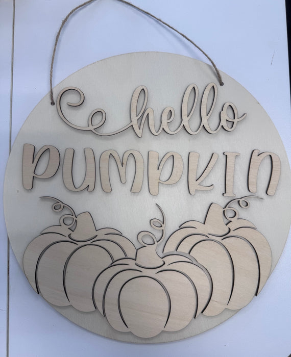 door sign ONLINE CLASS