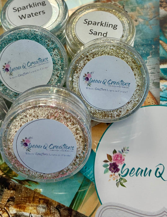 Beach Memories Embossing Powder Trio