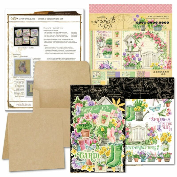 Graphic 45 kit-Sweet and simple Card Set