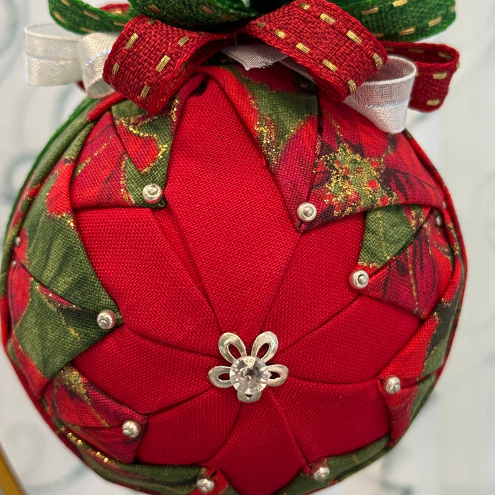 No Sew Folded Fabric Star Ornament