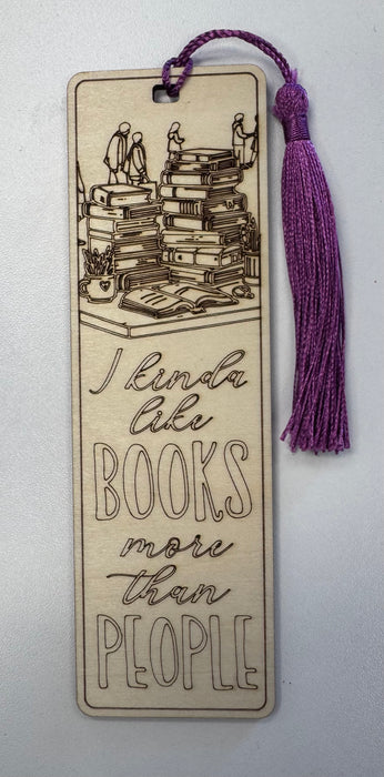 Wooden bookmarks