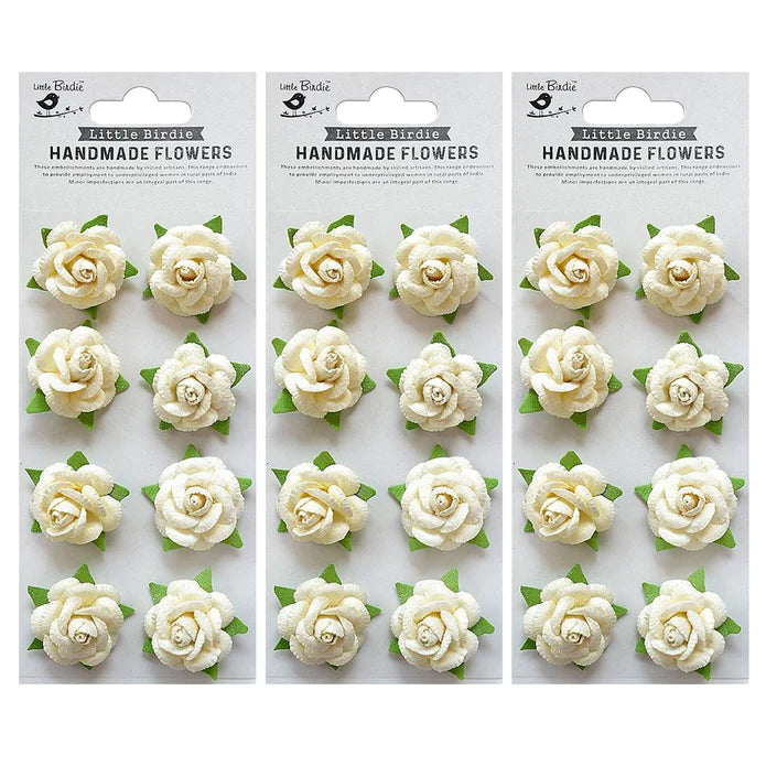 Angel Rose Paper Flowers 8/Pkg-Amor Mio