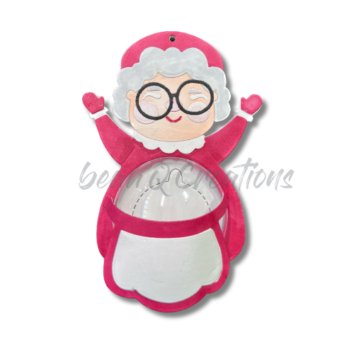 Mrs. Claus Candy Bauble Die Cut Set - beau Q Creations