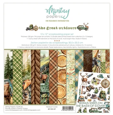Mintay Paper 12x12 Collection The Great Outdoors - PRE-ORDER