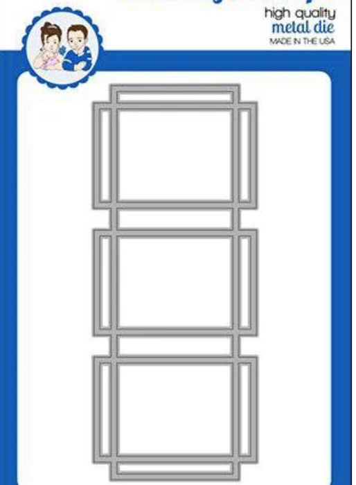 Slimline Connected Rectangles die