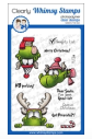 Dragon Holiday Peekers clear stamps