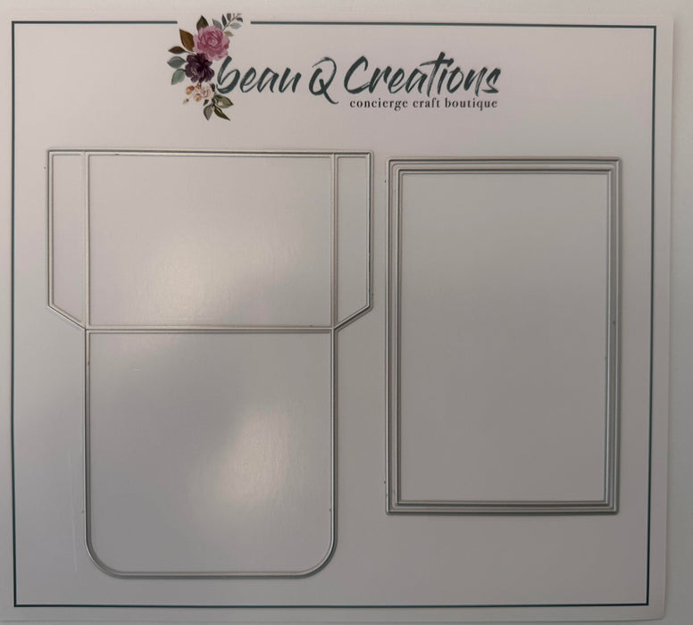 Library Pocket Die by beau Q Creations