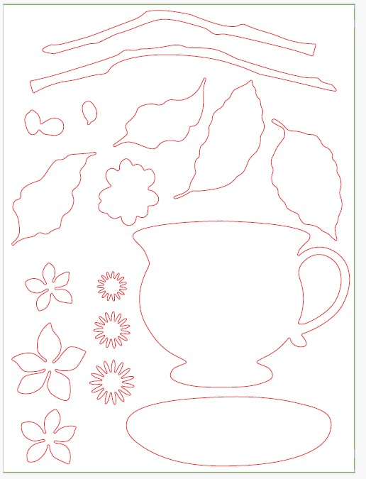 Heirloom Bloom & Brews Stencil