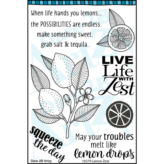 Lemon Zest Stamp & Die Set
